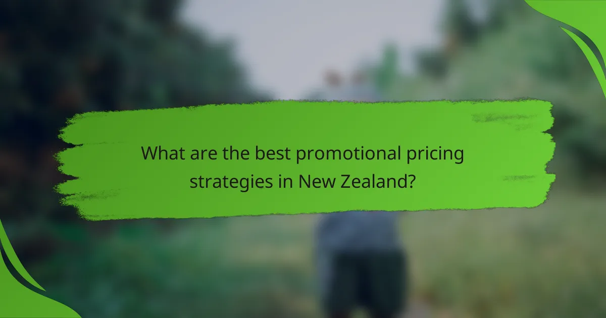 What are the best promotional pricing strategies in New Zealand?